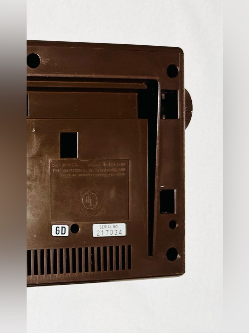 Sony Retro Mid Century Modern Dream Machine Simulated Wood Grain FM/AM “WORKS” - Picture 8 of 9